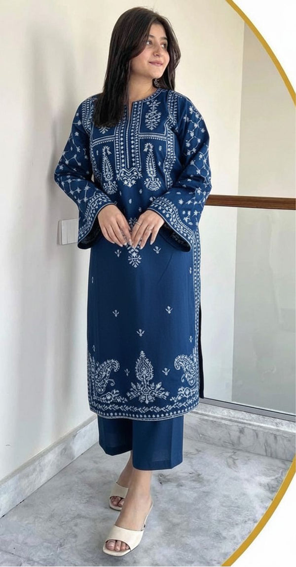 Embroidered Lawn 2Pcs D-51
