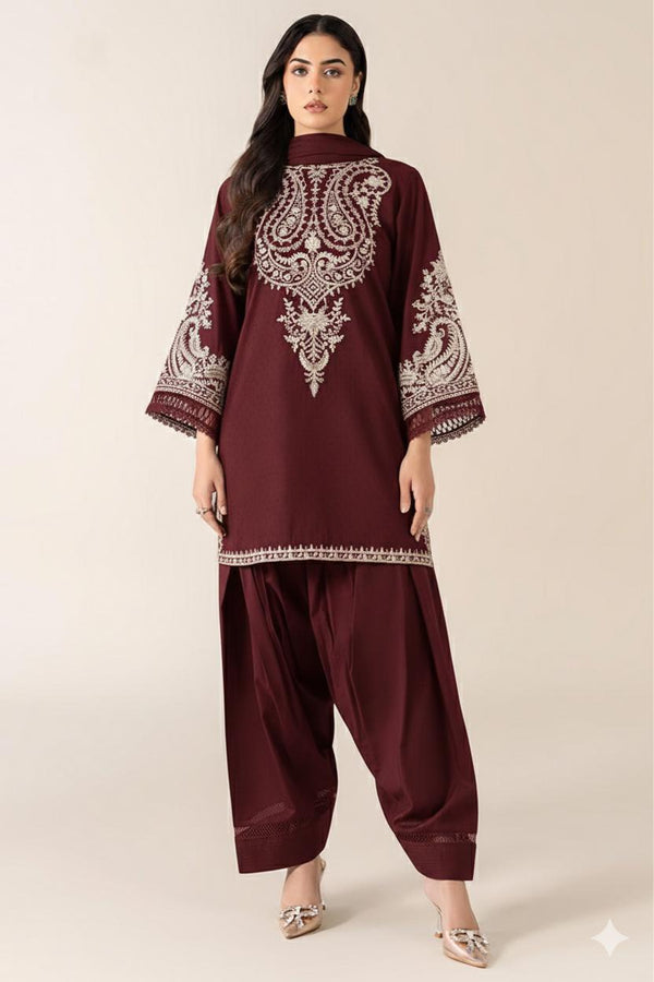 Embroidered Lawn 2Pcs D-51