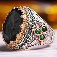 Deal of 6 Gemstone Rings – Feroza & Aqeeq Combination | Stone Rings Set Note: Ring size will be confirmed after your order is received.